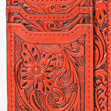 American Darling Card Holder Hand Tooled Genuine Leather | Business Credit