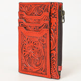 American Darling Card-Holder Hand Tooled Genuine Leather Women Bag Western Handbag Purse