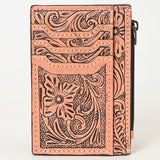 American Darling Card-Holder Hand Tooled Genuine Leather Women Bag Western Handbag Purse