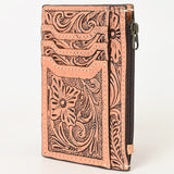 American Darling Card-Holder Hand Tooled Genuine Leather Women Bag Western Handbag Purse