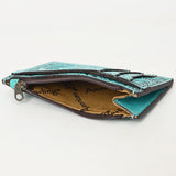 American Darling Card-Holder Hand Tooled Genuine Leather Women Bag W.