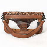 American Darling Adbg1507 Clear Bag Hand Tooled Genuine Leather Women
