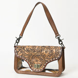 American Darling Adbg1507 Clear Bag Hand Tooled Genuine Leather Women Bag Western Handbag Purse