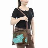American Darling Tote Crocodile Embossed Genuine Leather Women Bag Western Handbag Purse