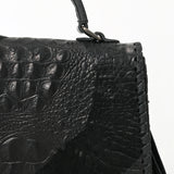 American Darling Tote Crocodile Embossed Genuine Leather Women Bag Western Handbag Purse