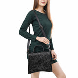 Hand Tooled Genuine Leather women bag western handbag purse