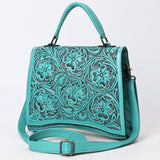 Hand Tooled Genuine Leather women bag western handbag purse