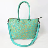 American Darling Adbg1519 Tote Hand Tooled Genuine Leather Women Bag Western Handbag Purse