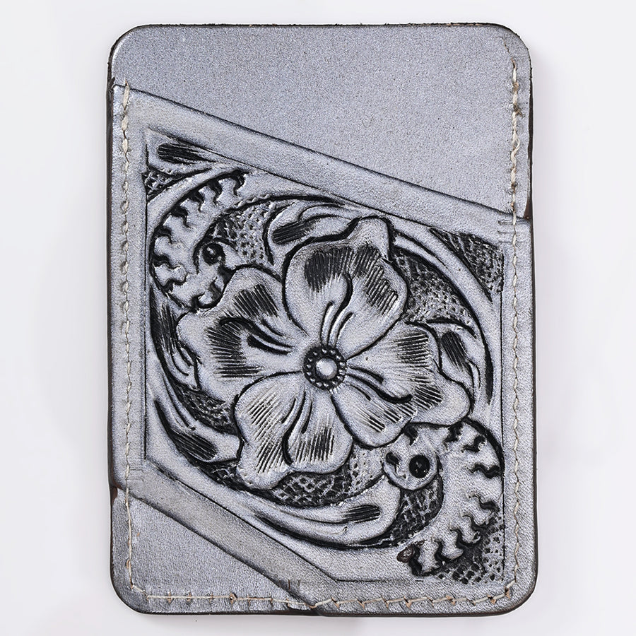 American Darling Card Holder Hand Tooled Genuine Leather | Business Credit