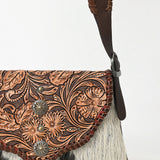 American Darling Cross Body I Hand Tooled Hair-On Genuine Leather Women Bag Western Handbag Purse |