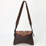 American Darling Adbga571 Cross Body I Hand Tooled Hair-On Genuine Leather Women Bag Western Handbag Purse