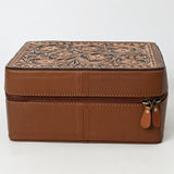 American Darling Jewelry Case Hand Tooled Genuine Leather Women Bag Western Handbag Purse |