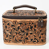 American Darling Jewelry Case Hand Tooled Genuine Leather Women Bag Western Handbag Purse |