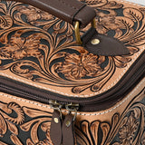 American Darling Jewelry Case Hand Tooled Genuine Leather Women Bag Western Handbag Purse |