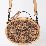 American Darling Canteen Hand Tooled Genuine Leather Women Bag Western Handbag Purse