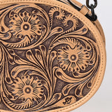 American Darling Canteen Hand Tooled Genuine Leather Women Bag Western Handbag Purse