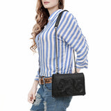 American Darling Wallet Hand Tooled Genuine Leather Women Bag W.