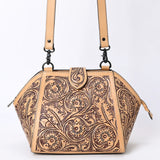 American Darling Large Crossbody Hand Tooled Genuine Leather women bag western handbag purse