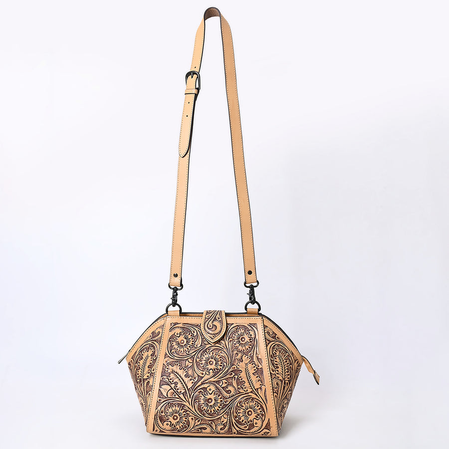 American Darling  Messenger Hand Tooled Genuine Leather Women Bag Western Handbag Purse