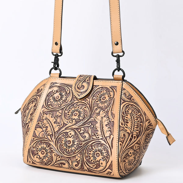 American Darling Messenger Hand Tooled Genuine Leather Women Bag Western Handbag Purse - Uhorse