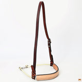 Comfytack Western Horse Round Nose Caveson Genuine Leather Noseband