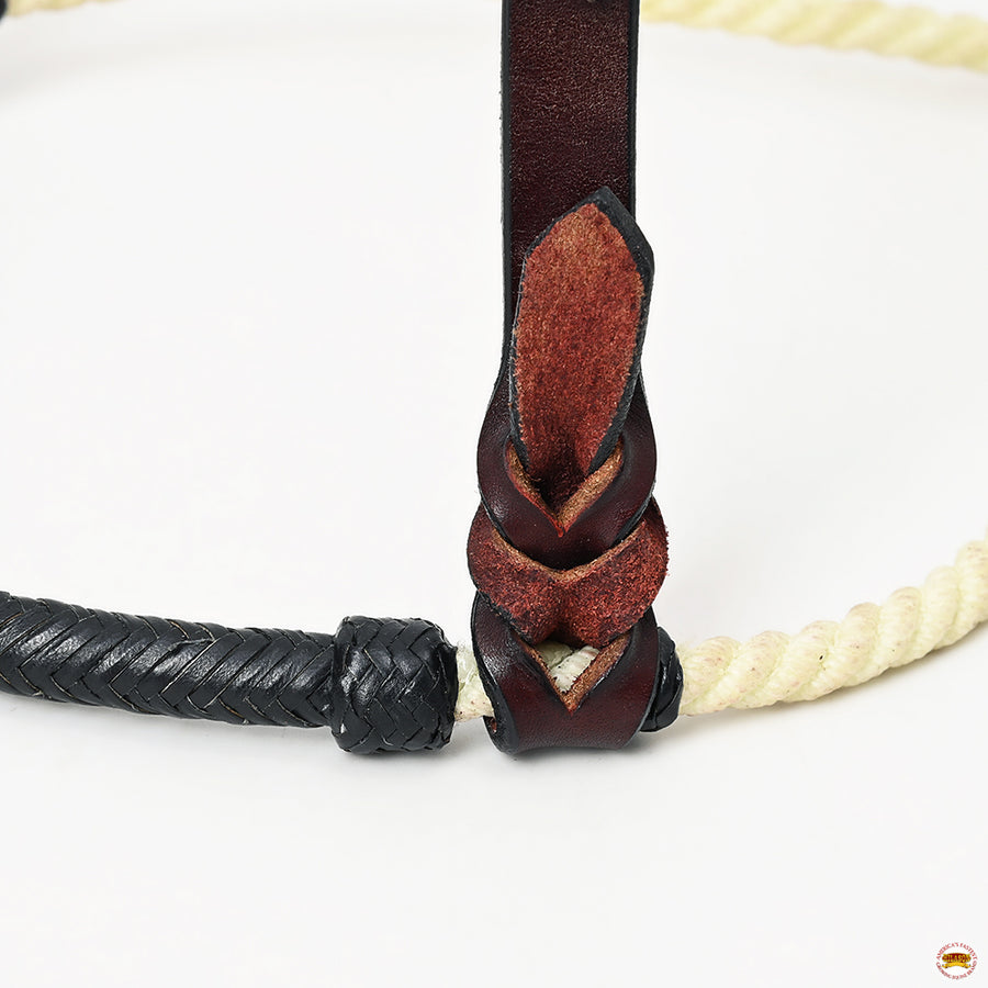 Comfytack Horse Round Nose Caveson | Genuine Leather Western Training Noseband