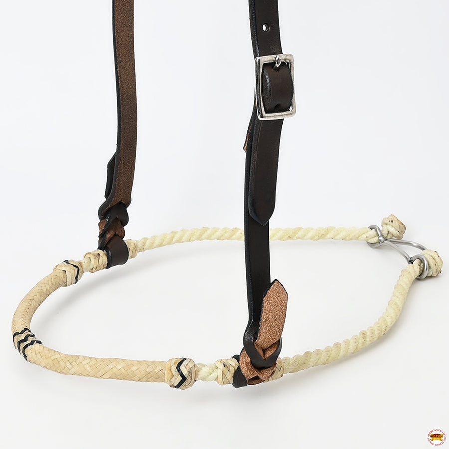 Comfytack Horse Round Nose Caveson | Genuine Leather Western Training Noseband