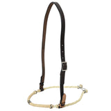 Comfytack Western Horse Round Nose Caveson Genuine Leather Noseband