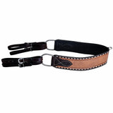 COMFYTACK Western Leather Horse Tripping Breast Collar Brown Basket Weave