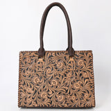 American Darling Tote Hand Tooled Genuine Leather Women Western Handbag Purse |Hand purse