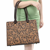 American Darling Adbga583 Tote Hand Tooled Genuine Leather Women Bag Western Handbag Purse