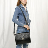 American Darling Adbg1526 Small Crossbody Crocodile Embossed Genuine Leather Women Bag Western Handbag Purse