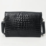 American Darling Adbg1526 Small Crossbody Crocodile Embossed Genuine Leather Women Bag Western Handbag Purse