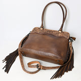 American Darling Adbg1527 Tote Hand Tooled Genuine Leather Women Bag Western Handbag Purse