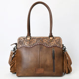 American Darling Adbg1527 Tote Hand Tooled Genuine Leather Women Bag Western Handbag Purse