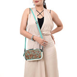 ADBG1528 Crossbody Hand Tooled Genuine Western Leather Women Bag