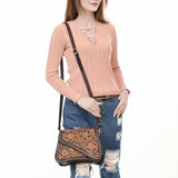 American Darling Cross Body I Hand Tooled Genuine Leather Women Bag Western Handbag Purse |