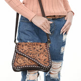 American Darling Cross Body I Hand Tooled Genuine Leather Women Bag Western Handbag Purse |