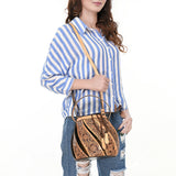 American Darling Bucket Hand Tooled Genuine Leather Women Bag Western Handbag Purse |