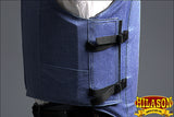 Equestrian Horse Riding Vest Safety Protective Hilason Denim Rough Stock