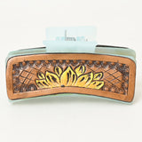 ADHC138 Beautifully Hand Tooled Women Ladies Hair Band Clip Clutcher