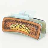 ADHC138 Beautifully Hand Tooled Women Ladies Hair Band Clip Clutcher