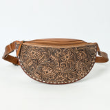 American Darling Fanny Pack Beautifully Hand Tooled  Genuine Leather women bag western handbag purse