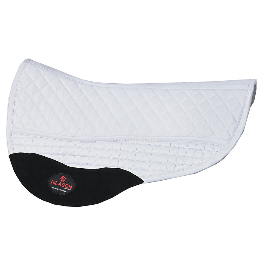 HILASON Western All Purpose Horse English Saddle Pad White - Uhorse