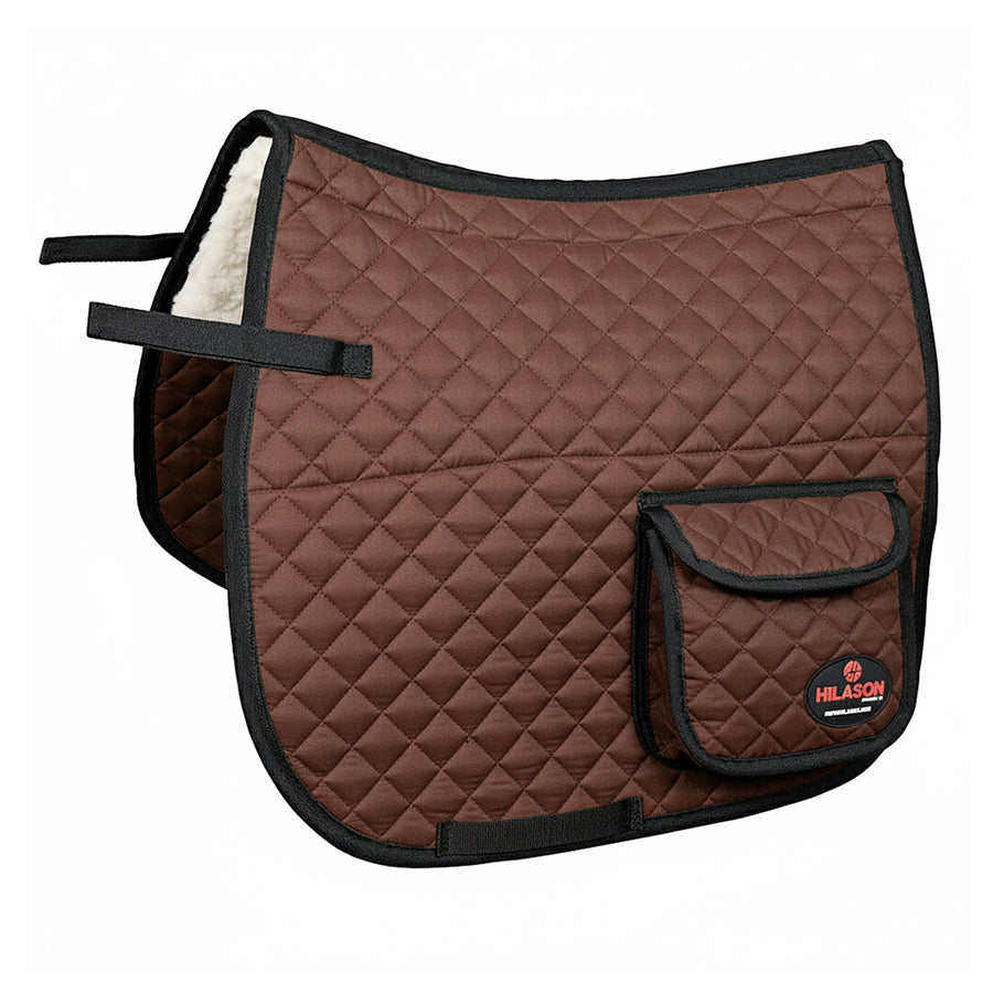 HILASON Western Horse Luxury Quilted Saddle Pads with Pockets | Pad - Uhorse