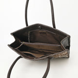 American Darling Tote Bag Western Genuine Leather Handcrafted Large Purse with Braided Detail and YKK Zipper