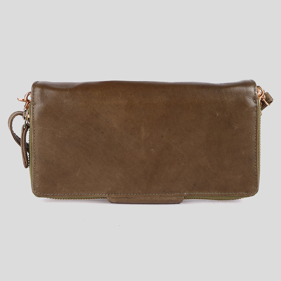 American Darling Wallet Western Genuine Leather Handcrafted Crossbody Wristlet Clutch Purse with YKK Zipper