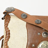 American Darling Large Crossbody Hair On Genuine Leather Women Bag Western Handbag Purse