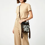 American Darling Crossbody Hair On Genuine Leather Women Bag Western Handbag Purse