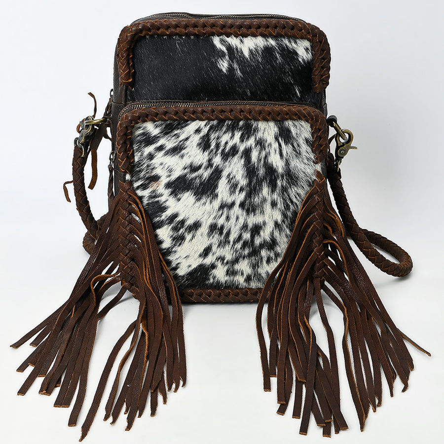 American Darling Crossbody Hair On Genuine Leather Women Bag Western Handbag Purse
